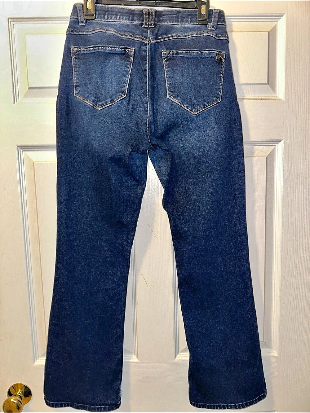 Women’s Democracy Seamed Bootcut Denim Jeans with Slit at Front Hems - Size 8 - Picture 3 of 12